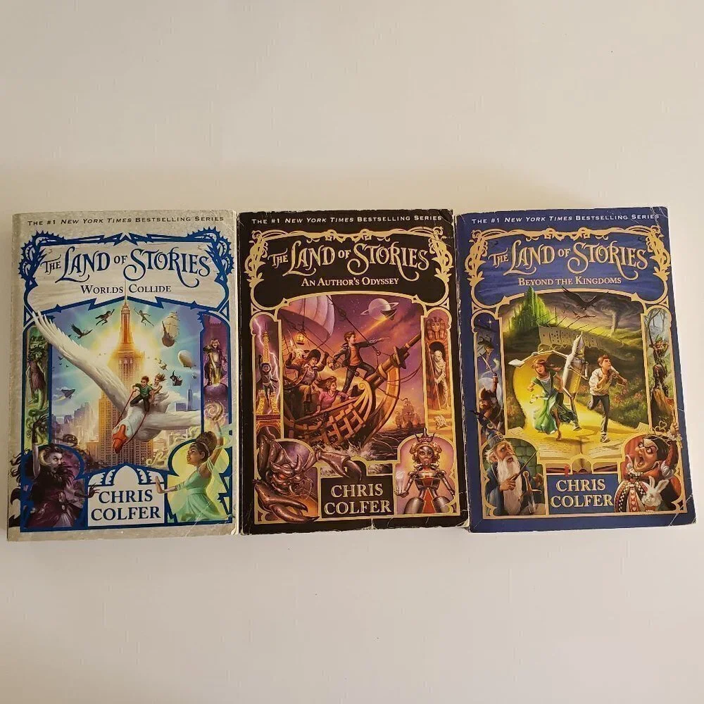 (set of 3) The Land of Stories Kids Softbound Books